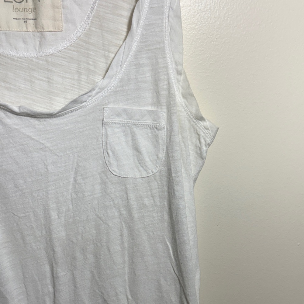 LOFT Sleeveless Lounge Dress – Size M - Picture 3 of 9
